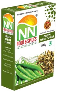 Green Chilli Flakes For Cooking