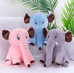 45 Cm Sitting Elephant Stuffed Toy