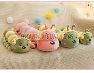 30 Cm Caterpillar Stuffed Toy For Interior Decor, Kids Playing