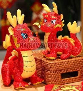 30 Cm Shine Dragon Stuffed Toy For Interior Decor, Kids Playing