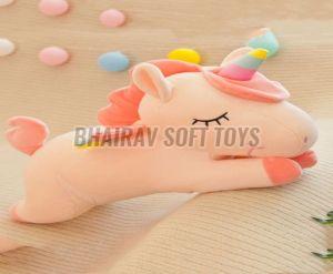 30 Cm Sleeping Unicorn Stuffed Toy For Interior Decor, Kids Playing