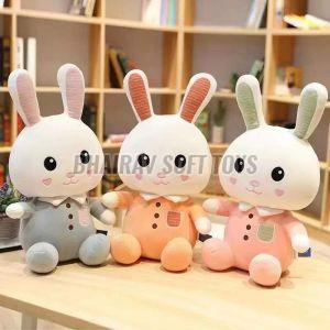 45 Cm Regular Rabbit Stuffed Toy For Interior Decor, Kids Playing