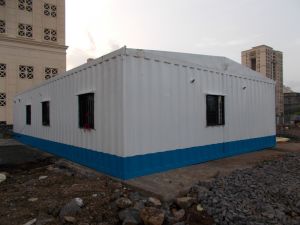 FRP Sheets Commercial Portable Cabin, Weight : 500-1000kg