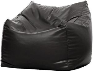 Faux Leather Boyuuk Square Lounge, Color : Black