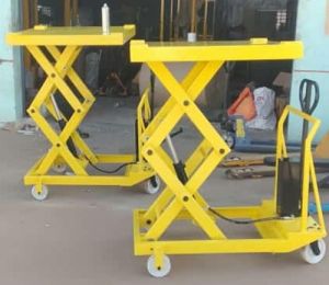 Forcelift MS Steel Scissor Lift Trolley, Model Number : Fl Sl 0.5t