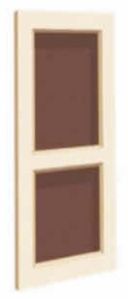 Ivory Brown PVC Panel Door