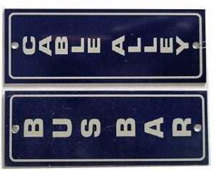 Aluminium Busbar Legend Plate, Technics : Machine Made