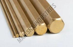 Non Polished Brass Extrusion Hex Rods For Industrial