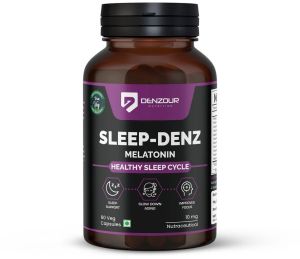 Denzour Nutrition Melatonin 10mg Sleep Aid - 60 Capsules