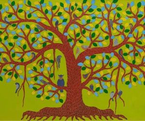 Banyan Tree Painting