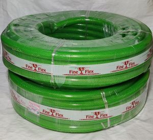 PVC Fine Flex Green Braided Hose