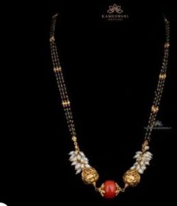 Coral Beed Mangalsutra