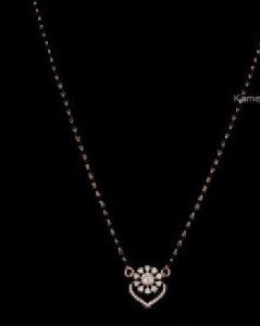 Diamond Black Beeds Mangalsutra