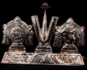 Sil Pure Silver Vadakalai Thiru Namam Idol