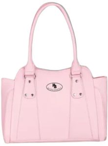 PU Leather Pink Color Shoulder Bag