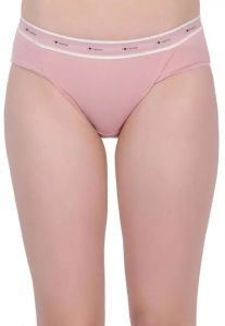 Solid Full Coverage Bikini Panty Pink