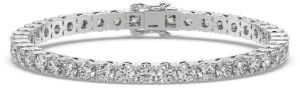 Round Cut Lab Grown Diamond Bracelet