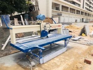 Color Coated Mild Steel Marble Edge Cutting Machine For Industrial