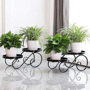 2 Set Of Metal Planter Stand