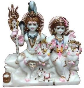 Gauri Shankar Marble Statue