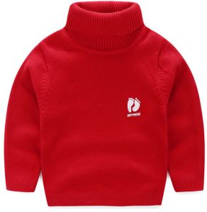 Baby Boy Breathable High Neck Sweater