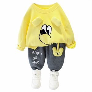 Baby Boy Woolen Printed Tracksuit