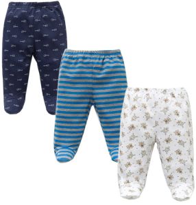 Baby Boys Printed Cotton Trouser