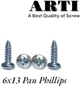 6x13 Pan Phillips Self Tapping Screw For Industrial