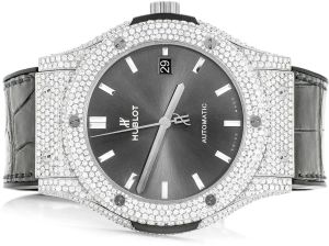 Hublot Classic Moissanite Diamond Watch