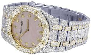 Mens Audemars Piguet Moissanit Diamond Watch