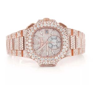 Patek Philippe Vvs Moissanite Diamond Watch