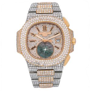 Vvs Moissanite Studded Patek Philippe Watch