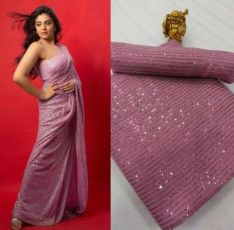 Heavy Mono Net Saree, Bollywood Design Saree