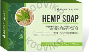 Bounty Bliss Hemp Soap, Packaging Size : 75GM