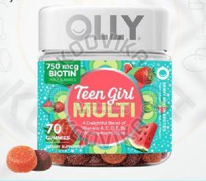 OLLY Teen Girl Multi Gummy For Health Treatment