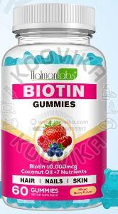 ONE1X Biotin Hair Growth Supplement 10,000 Mcg 60 Gummies