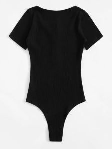 Ladies Black Bodysuit