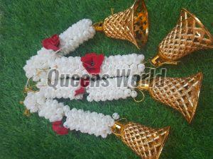 Plastic Artificial Mogra Flower Strings, Packaging Type : Carton Box