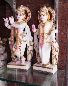 1 Feet Marble Radha Krishna Statue