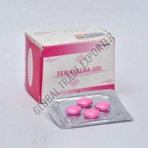 Femalegra 100mg Tablet, Packaging Type : Box