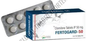 Fertogard 50 Mg Tablet, Packaging Type : Box