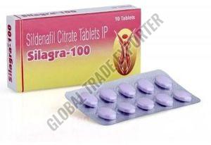 Silagra 100mg Tablet, Packaging Type : Box