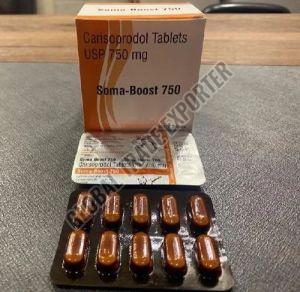 Soma Boost 750 Mg Tablet, Packaging Type : Box