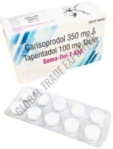 Somadol T 450 Mg Tablet, Packaging Type : Box