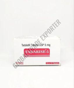 Tadarise 5 Mg Tablet, Packaging Type : Box