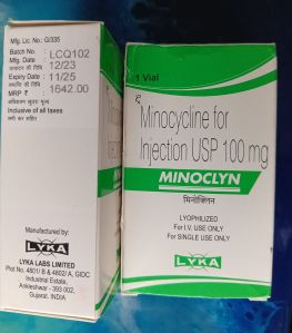 Minoclyn 100mg Injection