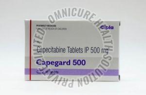 Capecitabine Tablet IP 500mg - Capegard, Packaging Type : Box