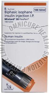 Mixtard 30 Biphasic Isophane Insulin Injection For Diabetes Mellitus