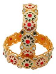 Ladies Golden Stone Work Metal  Bangle