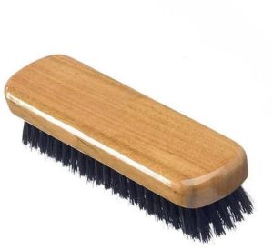 Nylon Shoe Brush, Handle Material : Wood